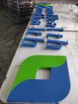 Aurora LED Backlit Channel Letter Signs 4000K-12000K 46mm Depth