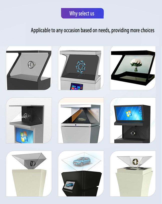 Plug And Play 3D Showcase 3D Holographic Box For Retail & Exhibition