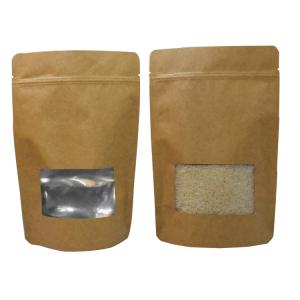 Wholesale Clear Stand Up Recyclable Brown Kraft Paper Bag from china suppliers