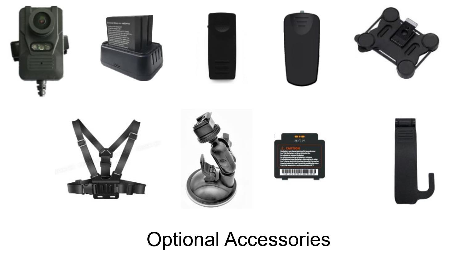 64G 4K Body Worn Video Camera