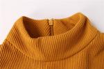 Womens Casual Long Sleeve Turtleneck Dress 98% Polyester 2% Elastane