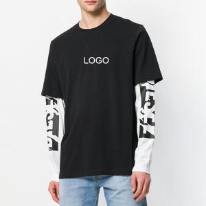 Wholesale XS-XXXXXL Size Mens Long Sleeve T Shirts , Hip Hop T Shirts White Sleeves For Mens from china suppliers
