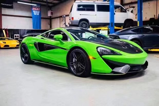 For McLaren 540c 570s 570gt Carbon Fiber Body Kit 540c 570s 570gt Upgraded NOVI Style Front Lip Diffuser Spoiler
