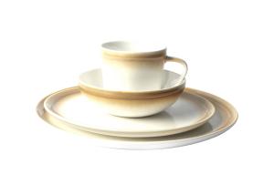 Wholesale Forma Shine Glazed Casual Stoneware Dinnerware , Modern Dinnerware Sets Eco Friendly from china suppliers