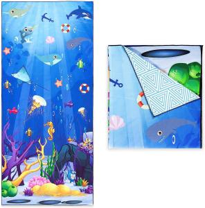 Wholesale Custom Microfiber Travel Beach Towel Sports Fitness Outdoor Lightweight Portable Printed Beach Towel from china suppliers