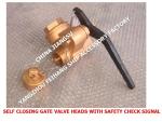 37NF-80A Bronze sounding self-closing valve for sewage tank, self-closing