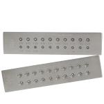 Oval / Small Porosity Wire Tungsten Draw Plate For Jewelry Making