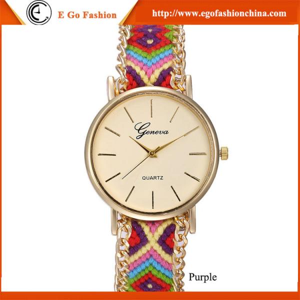GV02 Canvas Band Fashion Jewelry Watch Woman Quartz Analog Watches Unisex Sports