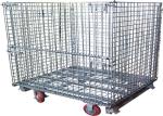 Steel Foldable Wire Pallet; Wire Container; Wire cage; Warehouse cage
