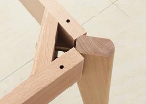 Wholesale Clear Texture Beech Wood Legs , OEM ODM Eames Chair Wooden Legs from china suppliers