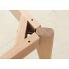 Buy cheap Clear Texture Beech Wood Legs , OEM ODM Eames Chair Wooden Legs from wholesalers