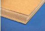 Wood Pulp Corrugated Card Sheets 3.0mm Thickness Grey Color Anti - Collision