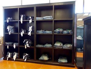 Wholesale Black Commercial Stainless Steel Racks Metal Wall Display Rack from china suppliers