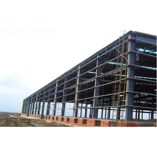Q235B Steel Structure Warehouse with Galvanized Metal Frame