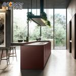 Stylish Kitchen Cabinet Furniture Set with Pull Down Basket and MDF Doors