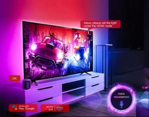 Wholesale RGB LED Strip Lights With Music Sync Remote Control TV Backlights For Vibrant Ambiance from china suppliers