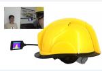 Thermal Temperature Helmet Built in Camera Support 4G GSM GPS Tracking