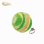 Sphere Shape Jewelry Bath Bombs 160g Blueberry Good Smell With Shea Butter