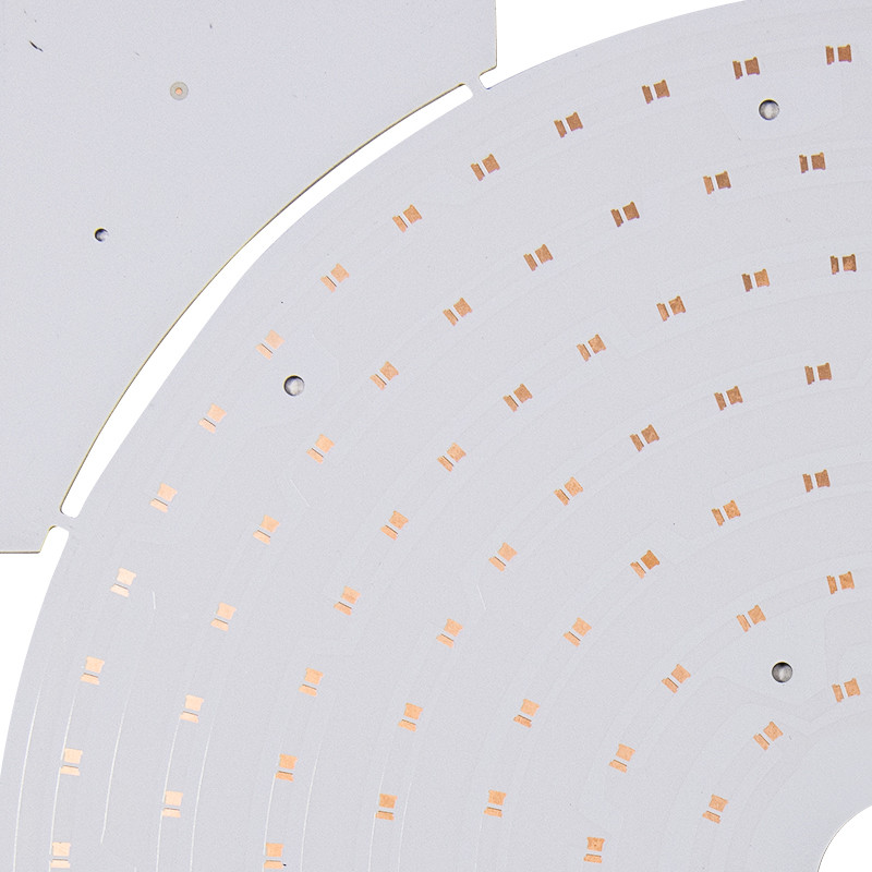 Min PTH Copper Thickness 25um LED PCB Board 24w Round LED Panel