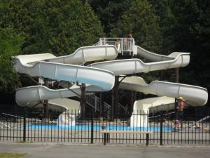 Wholesale Amusement Kid Water Park Equipment Children Playing Slides Set from china suppliers