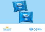 Antiseptic Baby Disposable Wet Wipes Flushable For Face / Hand , 20x15cm Size