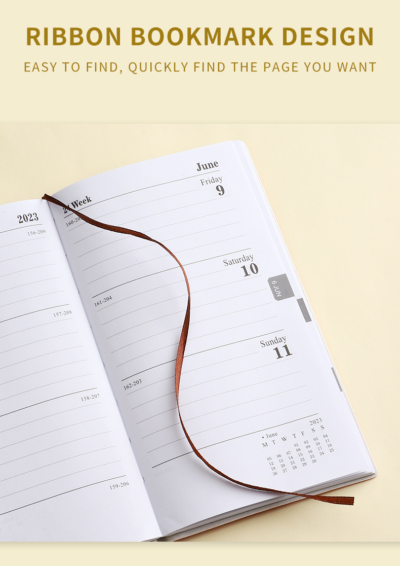 Leather Cover Notebook for Promotion Saddle Stitching Binding Journal Stationary