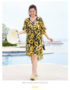 Wholesale style bikini three-piece swimsuit female blouse sunscreen gather Korean version of the corner hot spring swimsuit from china suppliers
