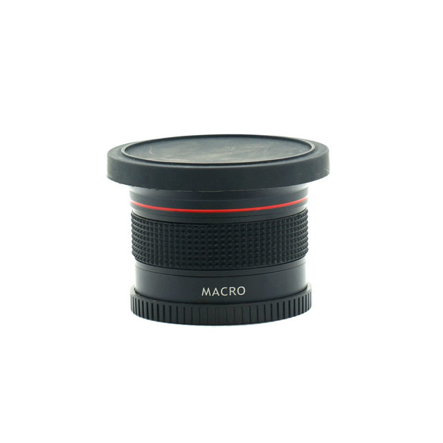 High Resolution Wide Fisheye Lens 0.35X Aluminum Optical Glass Material
