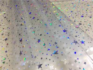 Wholesale Garment Tpu Laminated Fabric 0.15mm - 0.50mm Thickness With Shining Stars from china suppliers