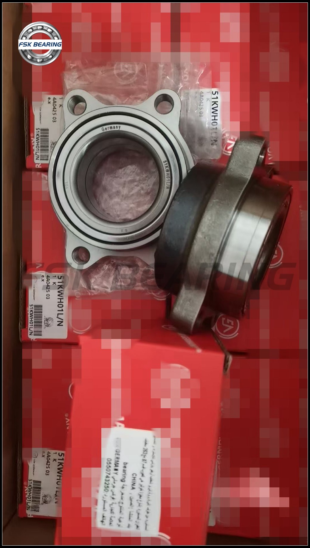 Gcr15 Chrome Steel 51KWH01L/N Wheel Hub Bearing Automotive Spare Parts China Manufacturer