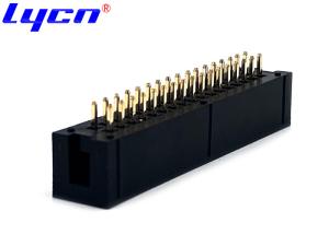 Wholesale Straight 10 Pin Box Header 2.54mm Pitch 3.0 AMP LCP Black UL94V-0 from china suppliers