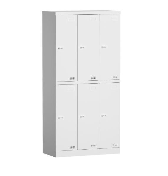 6 door steel locker steel locker cold rolling steel plate office lockers cloth