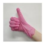Pink latex gloves sensicare gloves