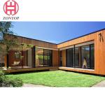 Zontop china factory price luxury PreFabricated Houses Light Steel Villa for