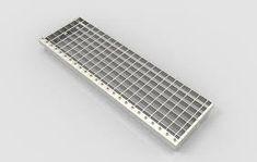 Wholesale Stainless Hot Dip Galvanized Catwalk 3MM Bar Grating Stair Treads T1 / T2 / T3 / T4 from china suppliers