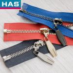 Customized Gold Metal Zipper Eco Friendly Open End Metal Zip #5