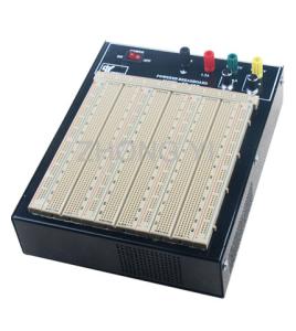 Wholesale ABS Plastic Brown Powered Breadboard 50000 Times Contact Life from china suppliers