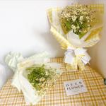 Summer checkered flower wrapping paper, bouquet wrapping materials, flower shop