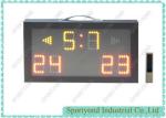Indoor College Electronic Volleyball Scoreboard Portable , Aluminum Housing