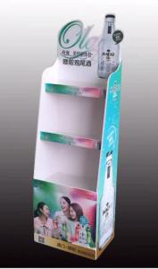 Wholesale CMYK 4C Cardboard Advertising Drinks Display Stand K5 Corrugated from china suppliers