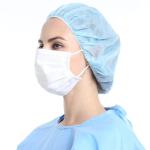 Disposable Earloop Face Mask Skin Friendly For Dust / Pollen Prevention