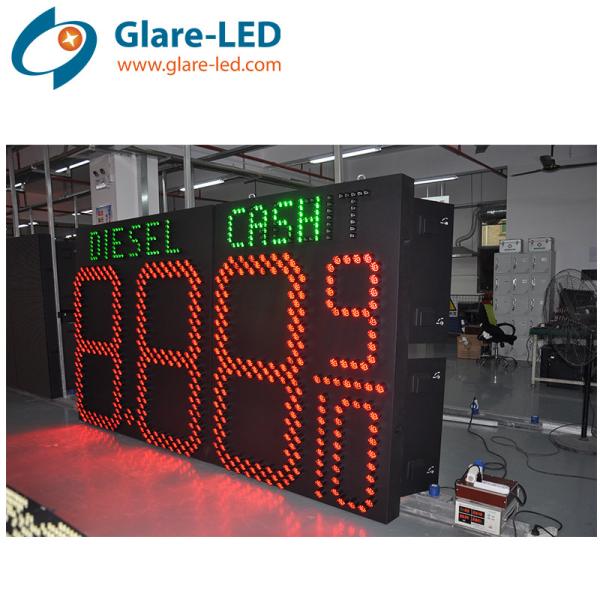 Photo Media Resolution None 60inch Led Gas Station Signs For Petrol Station 8.88