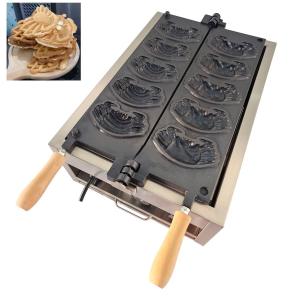 Wholesale Commercial Non Stick Electric Egg Waffle Maker with Crab and Animal Shapes Cartoon 110/220 Voltage from china suppliers