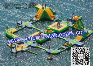 Wholesale Inflatable Aqua Park For Adults And Kids , Amusement Water Park CE / EN from china suppliers