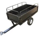 Steel Structure Lawn Tractor Tiller Trailer Garden Dump Truck Steel ATV Dump