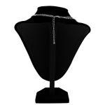 Charm Choker Necklace Set Diamond Silver Chain Necklace 44mm - 47mm For Men