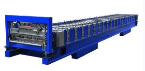 Wholesale Hot Rolled Steel Full Auto Corrugated Roof Making Machine 0.3-0.8mm thickness High Speed from china suppliers