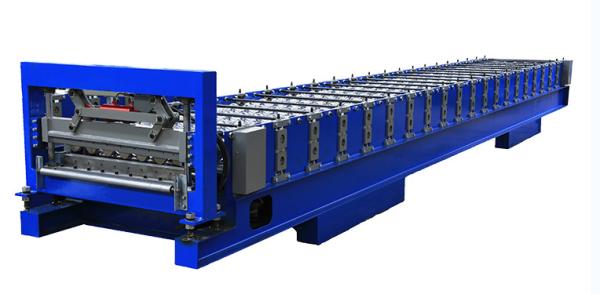 Hot Rolled Steel Full Auto Corrugated Roof Making Machine 0.3-0.8mm thickness