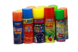 Wholesale Plyfit Colorful Party String Spray Anti Flammable For Wedding Party Festival Celebration from china suppliers
