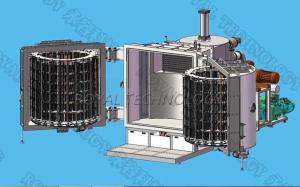Wholesale Car Mirror Magnetron Sputtering Coating Machine , Chrome Mirror PVD Sputtering Machine from china suppliers